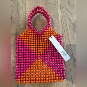 NWT Aqua Hot Pink & Orange Women’s Purse